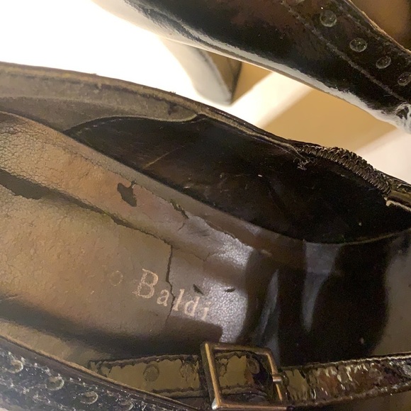 Massimo Baldi Patent Leather Heels 7.5 - Picture 4 of 11
